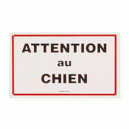 'Attention au chien'