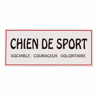 'Chien de sport'