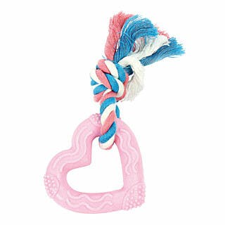 'Heart Teether' jouet chiot