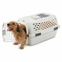 'Kennel Cab' Medium - 61x42x37, Noir/beige