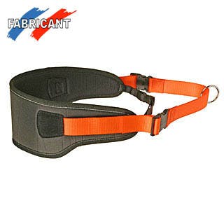 Ceinture canicross fluo orange