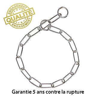 Collier 'Sélection Difac' gros, acier chromé