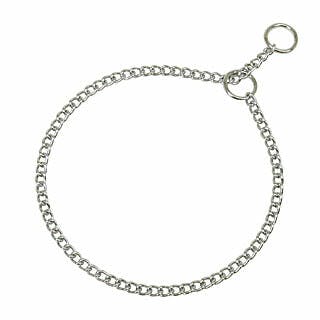 Collier chaîne, fin, acier chromé