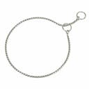 Collier fantaisie, moyen et gros, chromé  L35 C30 cm, fil 3 mm 