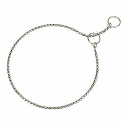 Collier fantaisie, moyen et gros, chromé 