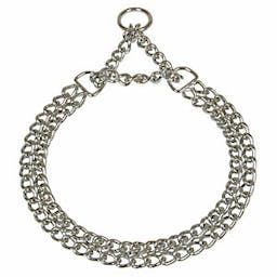 Collier semi coulissant double rang