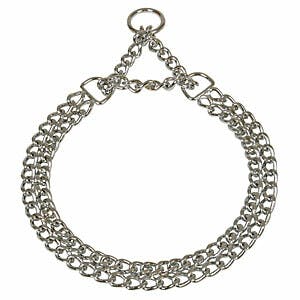 Collier semi coulissant double rang