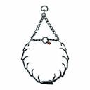 Collier Torquatus Inox noir avec ouverture rapide L45 C41 cm, fil 2,25 mm