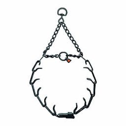 Collier Torquatus Inox noir avec ouverture rapide