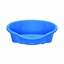 Corbeille plastique 'Dido', bleue D50x38x20,5 - U37x25