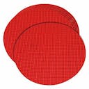 Marqueur plat, rouge  Ø15 cm - 6 pièces