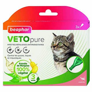 Pipettes insectifuges chaton