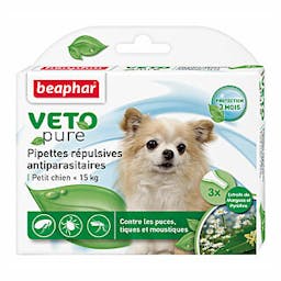 Pipettes insectifuges petit chien 'Vétonature' 