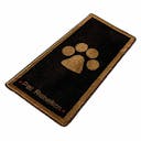 Tapis 'Stop Muddy Big Paws' 45 x 100 cm - Marron